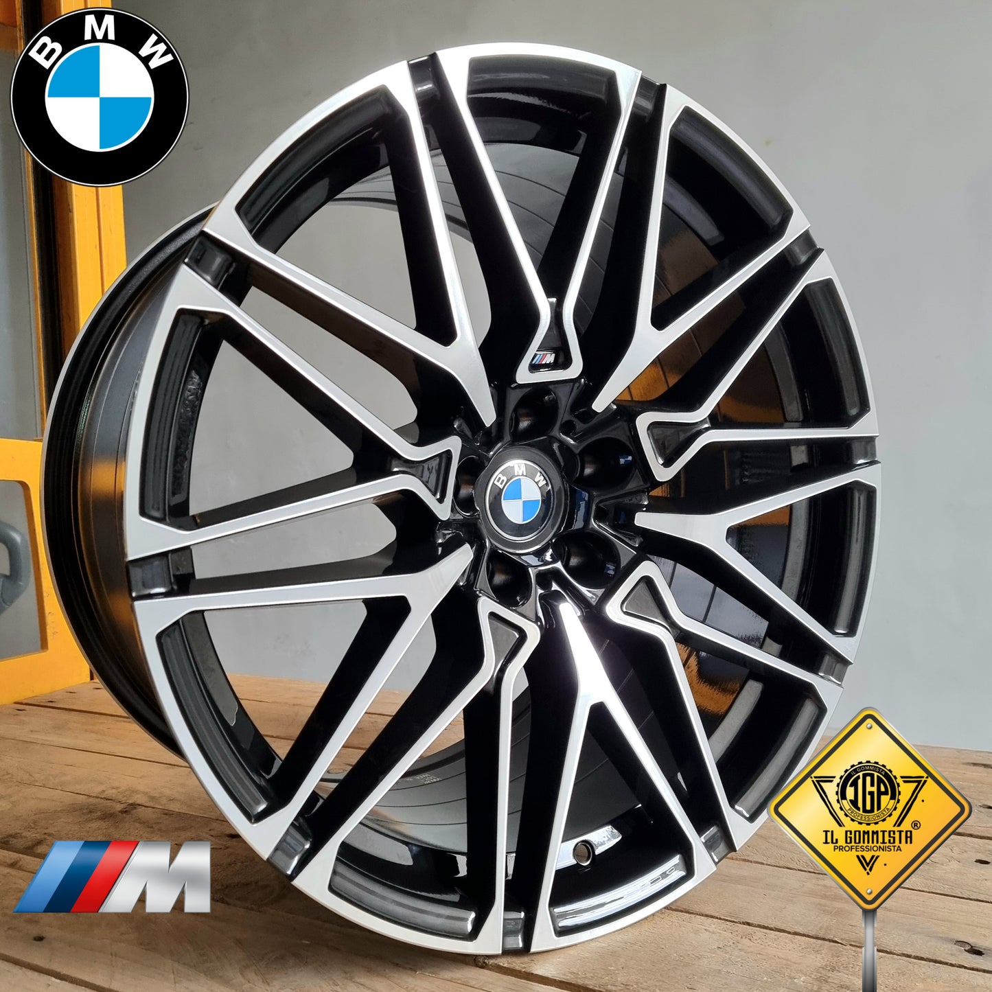 M KIT 4 Cerchi in Lega 10j + 11.5j x 20" Compatibili Con BMW X5 M Type G05 + X6 M Type G06 Suv