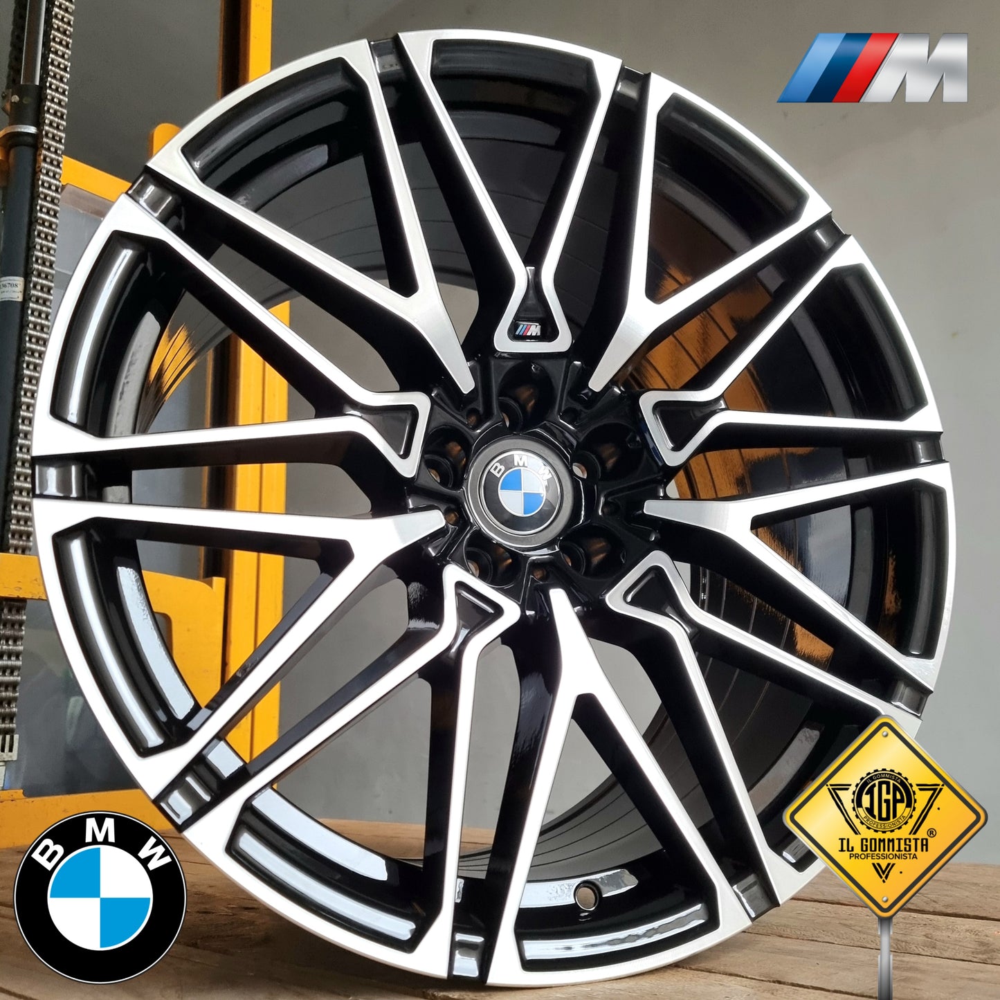 M KIT 4 Cerchi in Lega 10j + 11.5j x 20" Compatibili Con BMW X5 M Type G05 + X6 M Type G06 Suv