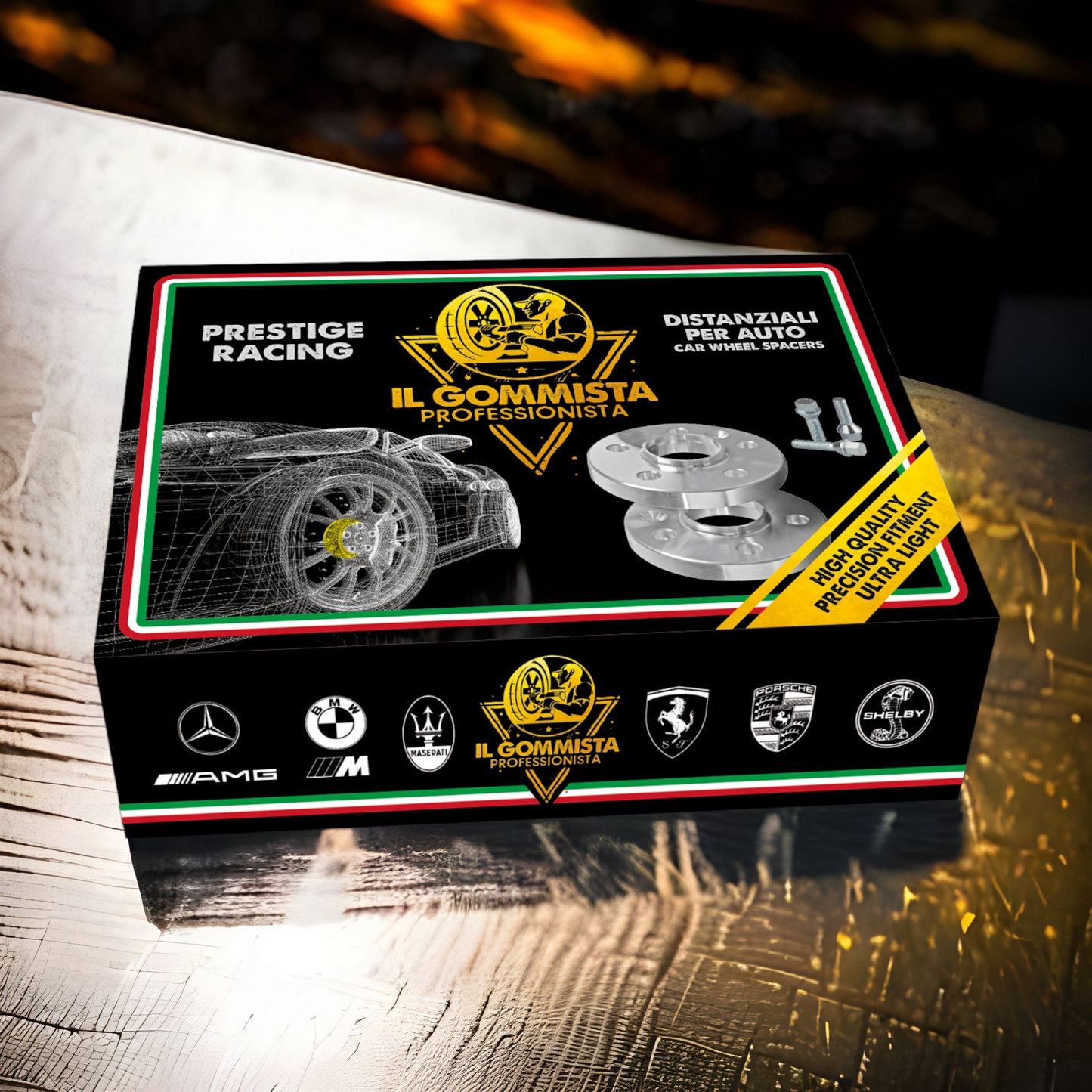 coppia 2 Distanziali Ruote Neri 15 mm + Bulloni Neri compatibili con AUDI MERCEDES BMW MINI pcd 5x112 hub 66.5
