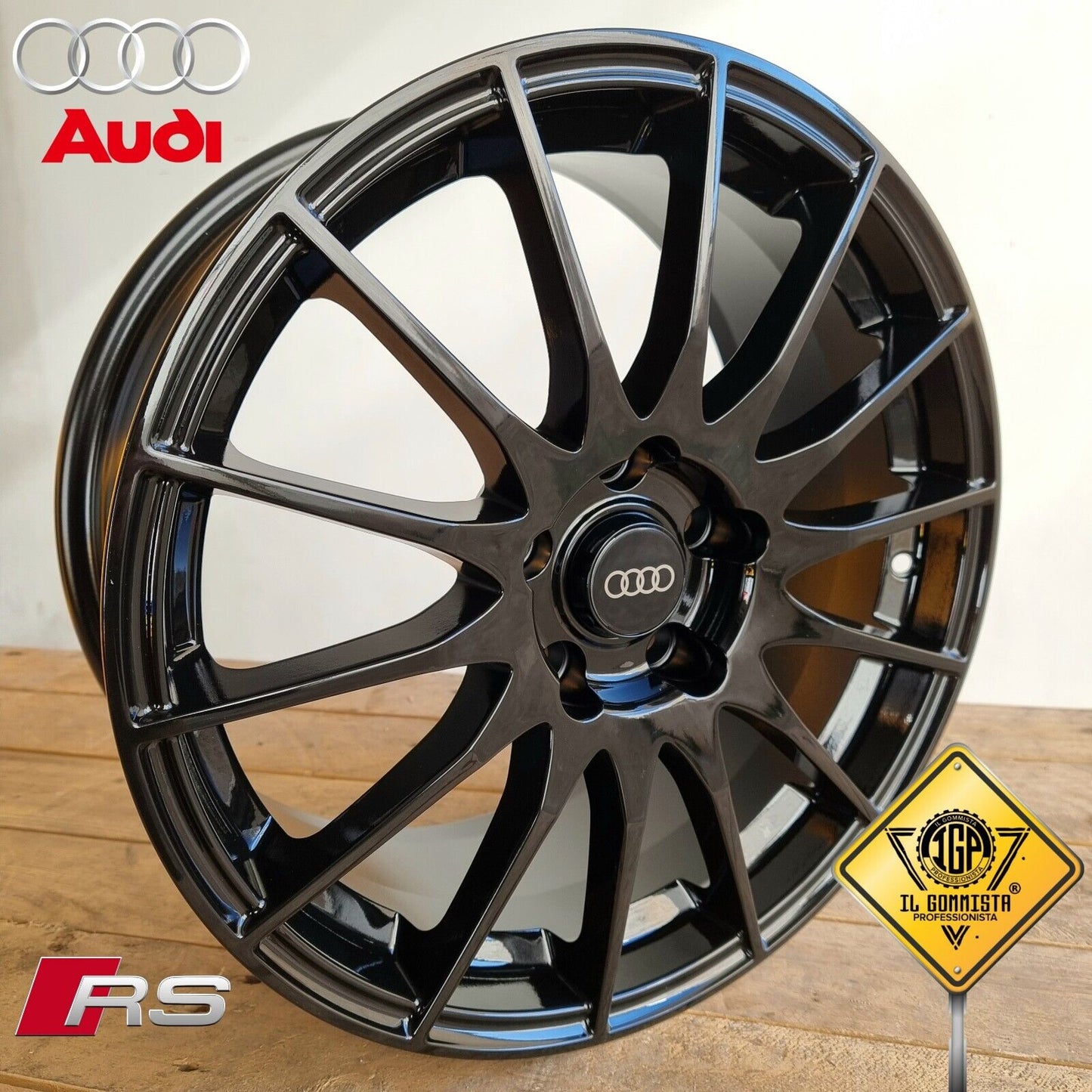 FX KIT 4 Cerchi In Lega 18" Compatibili con Audi A3 A4 A6 TT Q2 Q3 Q4 Q5 E-tron Sportback Suv S-line