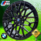 Kit 4 Cerchi in Lega 19" M-sport Doppia Misura Compatibili con BMW serie 3 4 5 6 7 X1 X3 X4 Z3 Z4