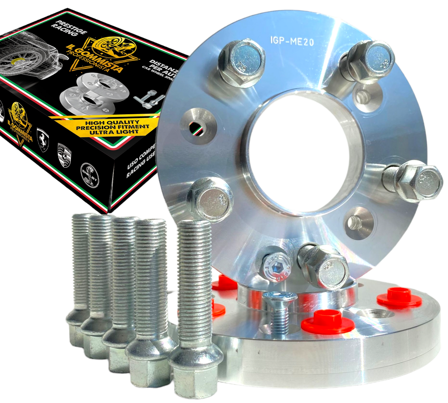 Copia del IGP 2 Distanziali Ruote 20 mm Compatibili Con tutte le Mercedes + AMG + 10 Bulloni in acciaio