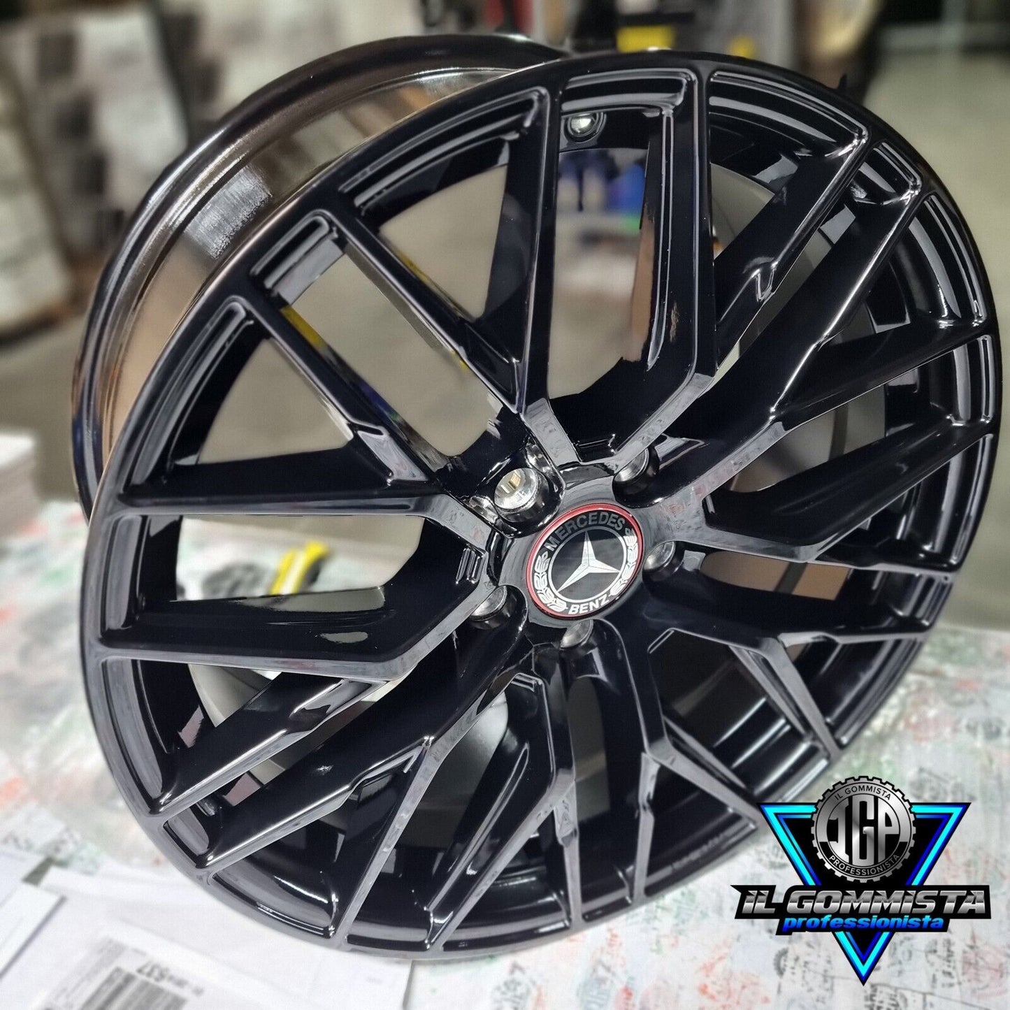 IGP  KIT 4 Cerchi In Lega 8,5 x 19" Compatibili con Mercedes Classe A B C E CLA GLA GLB GLC R M S Vito Viano AMG