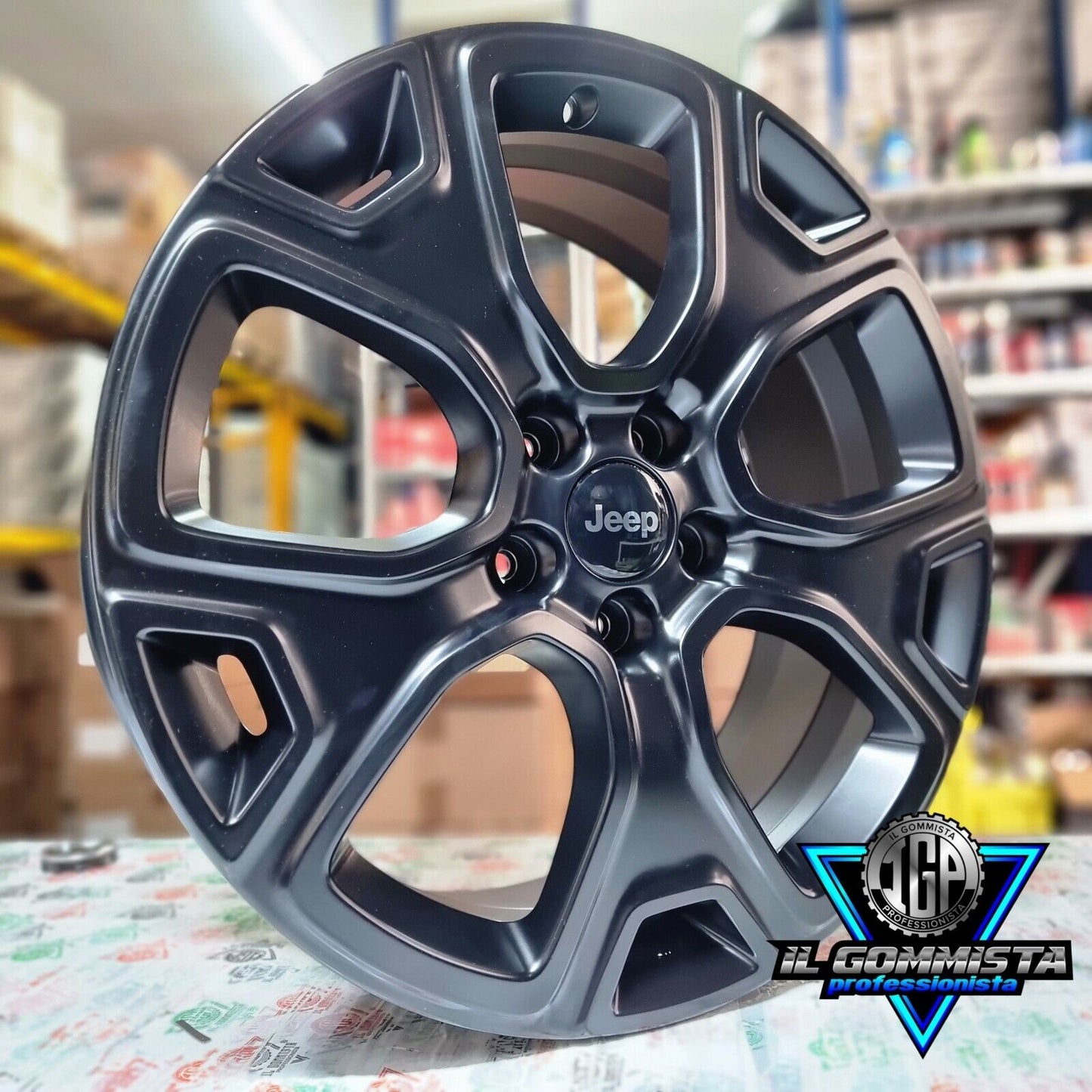 KIT 4 Cerchi In Lega Originali FCA 7j x 18" Compatibili con Jeep Renegade Jeep Compass II Fiat 500 X Fiat Croma Saab 9.3