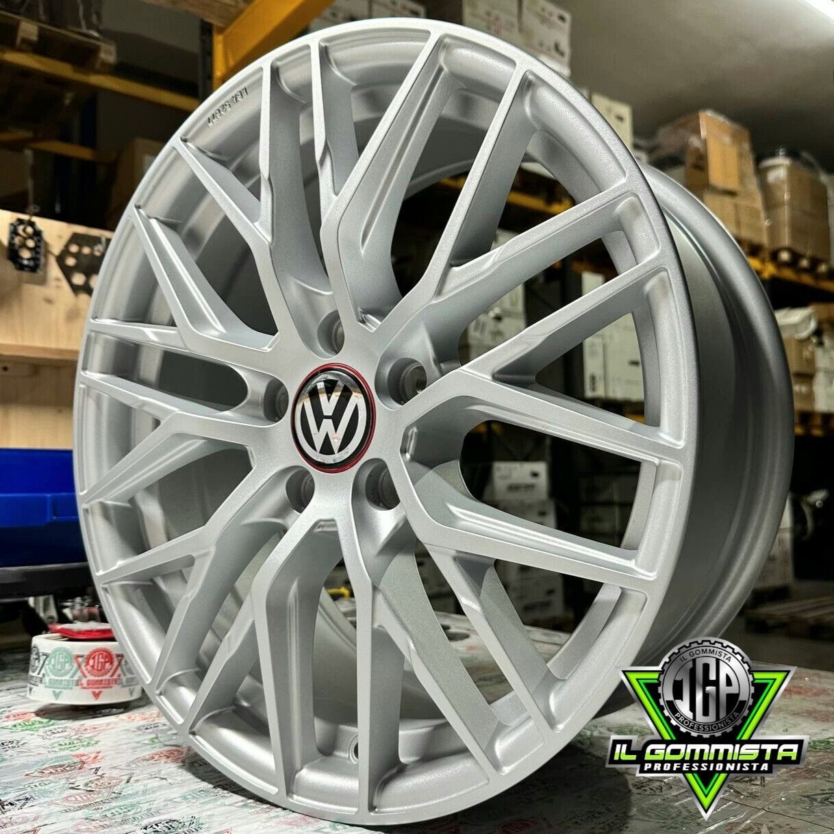 IGP RS4 KIT 4 Cerchi In Lega 7,5 x 17" Compatibili con Volkswagen Arteon T-ROC Tiguan R Scirocco Golf 5 6 7 8