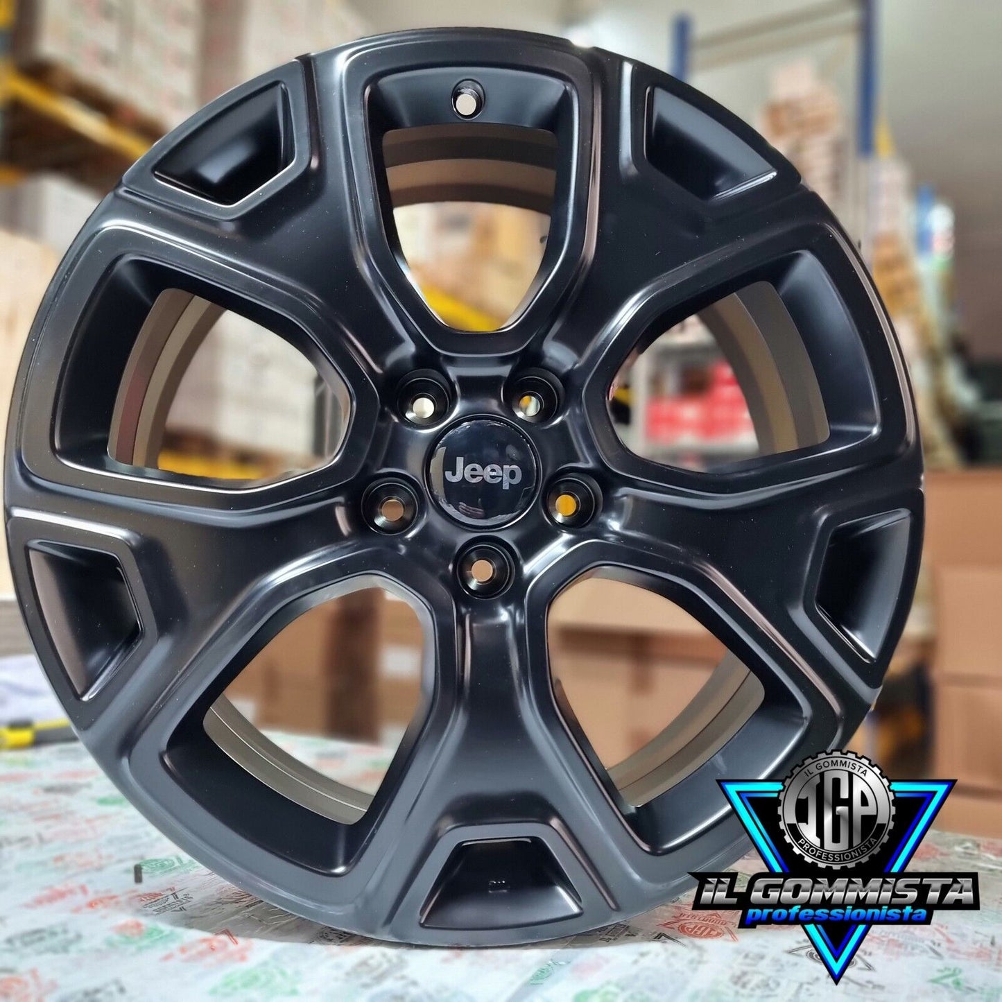 KIT 4 Cerchi In Lega Originali FCA 7j x 18" Compatibili con Jeep Renegade Jeep Compass II Fiat 500 X Fiat Croma Saab 9.3
