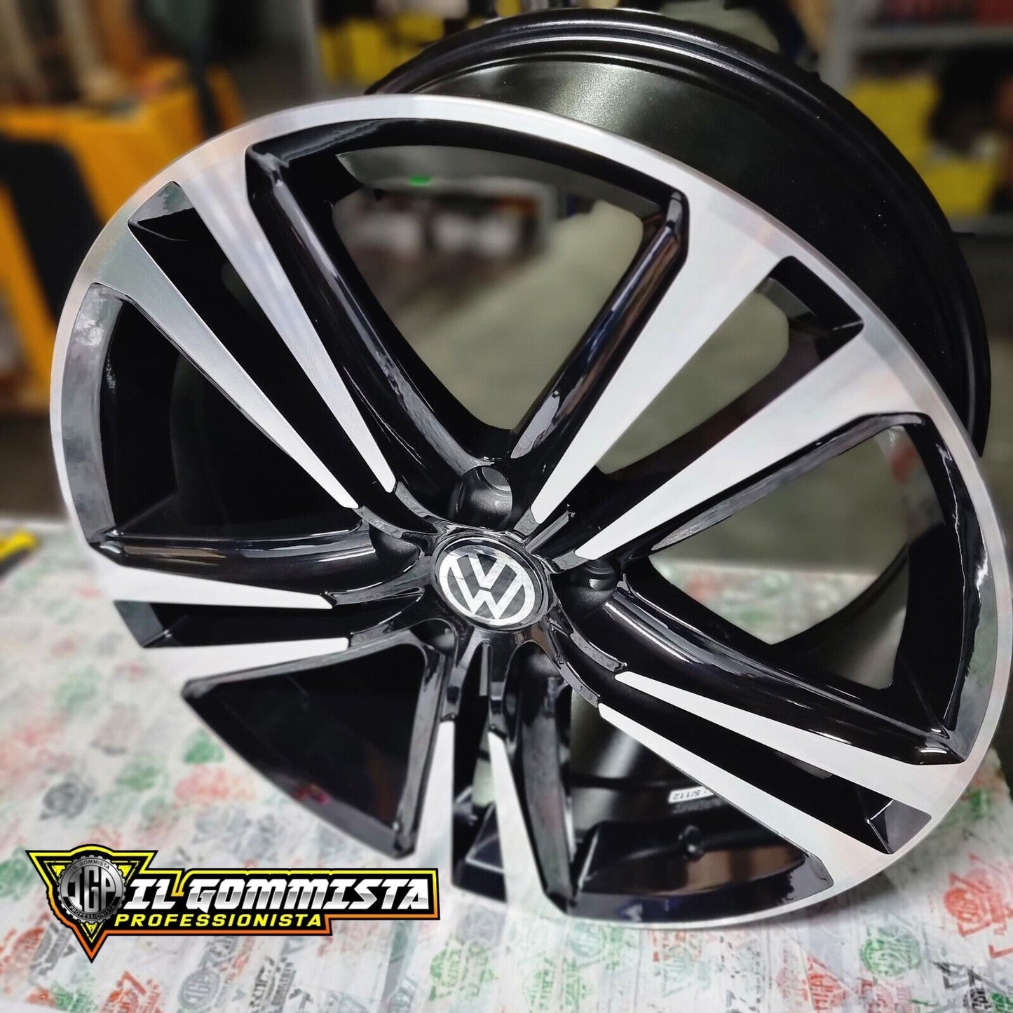 Sand IGP 18 KIT 4 Cerchi In Lega 8 x 18" Compatibili con Volkswagen Golf 5 6 7 8 GTI GTD Arteon T-ROC Tiguan R Scirocco Passat