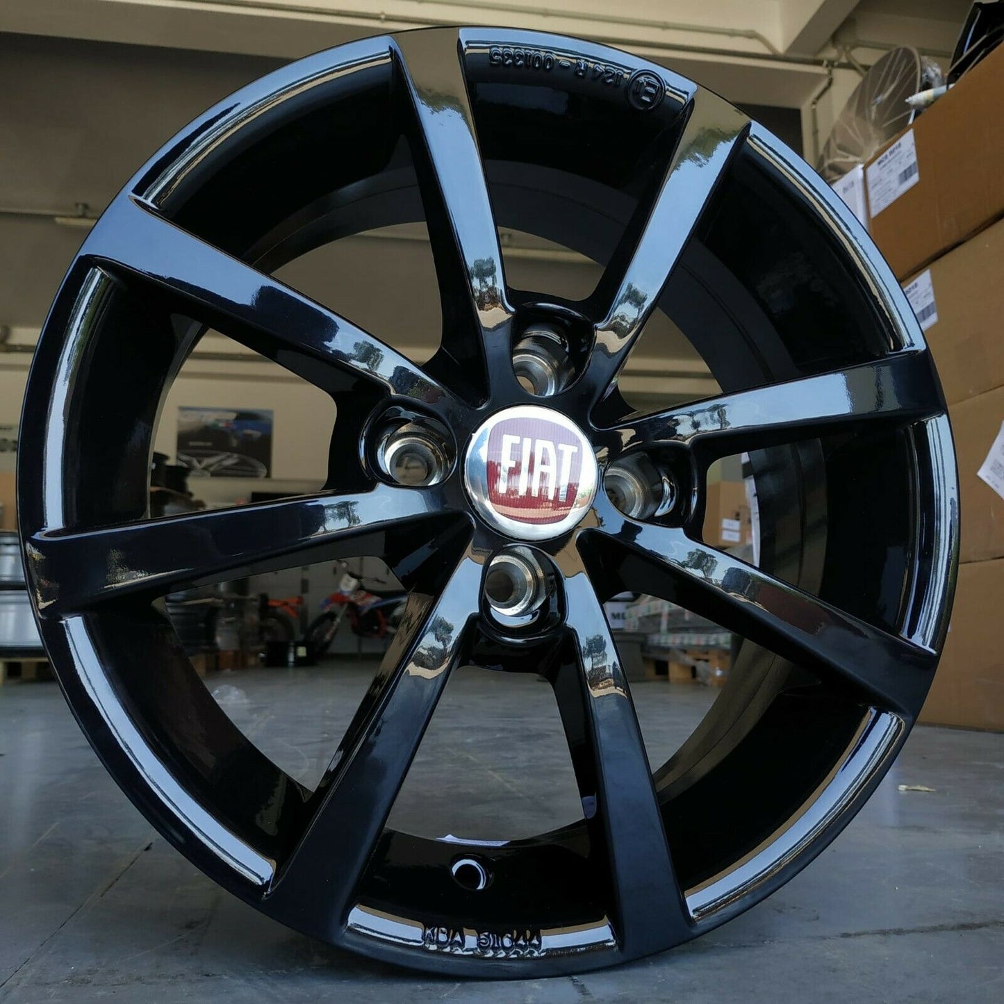 Kit Cerchi In Lega da 15'' IGP ALIS x Fiat Panda Punto 188 500 Bravo Idea Delta Musa + Alfa Romeo Mito