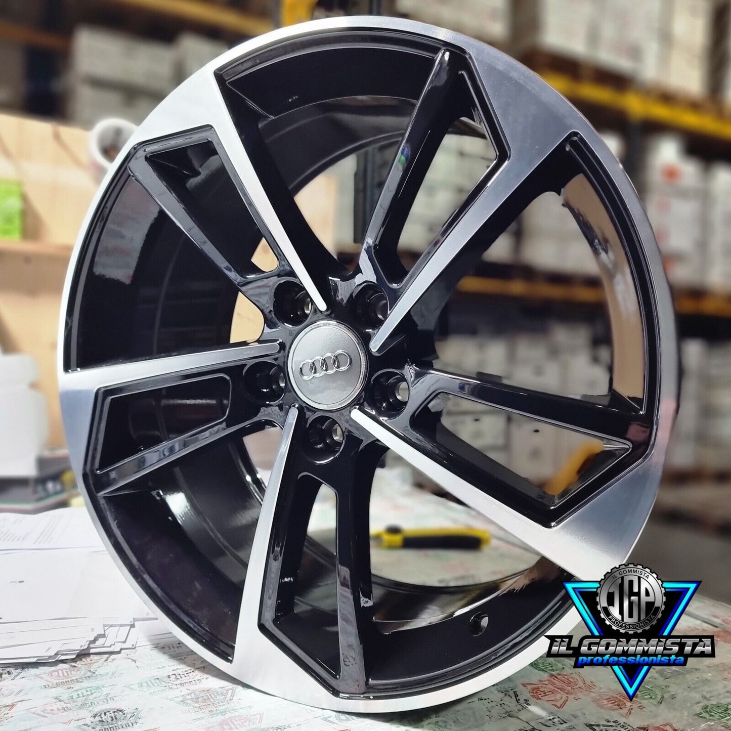 Flame S5 KIT 4 Cerchi In Lega 18" Compatibili con Audi TT + A3 S3 RS3 Type 8P 8V 8YA S Sportback