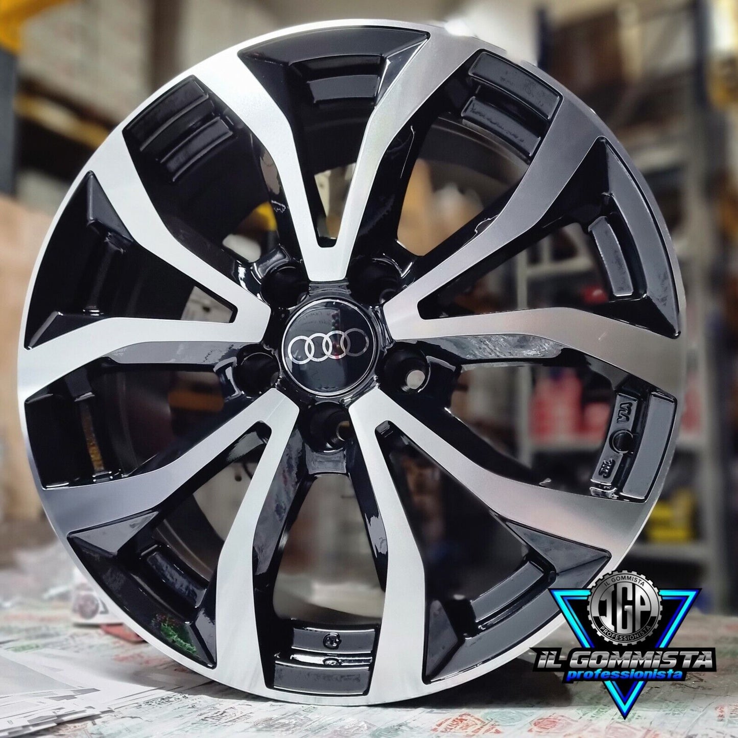 Tiger KIT 4 Cerchi In Lega 7,5 x 17" Compatibili con Audi A3 A4 A5 A6 A7 A8 TT Q2 Q3 Q4 Q5 S RS G-tron sporback S.line