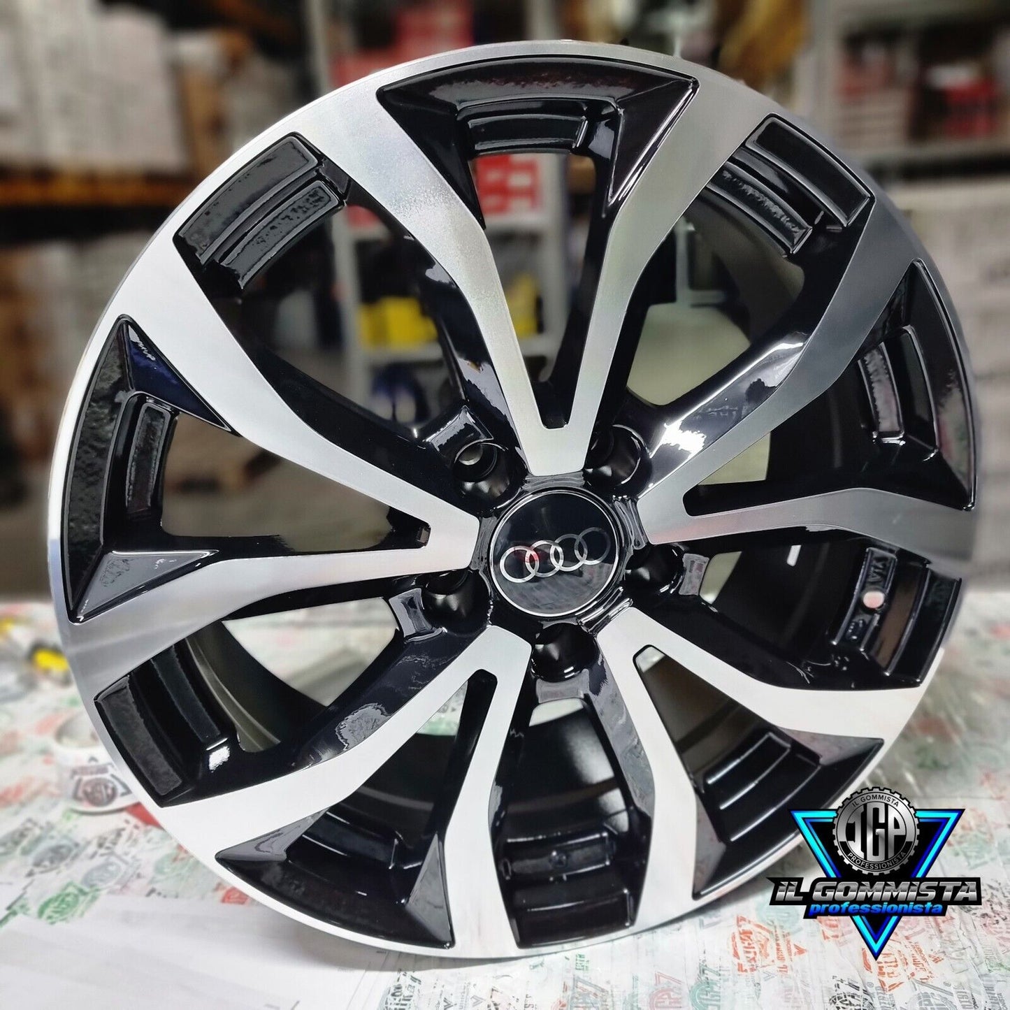 Tiger KIT 4 Cerchi In Lega 7,5 x 17" Compatibili con Audi A3 A4 A5 A6 A7 A8 TT Q2 Q3 Q4 Q5 S RS G-tron sporback S.line