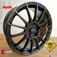 FX KIT 4 Cerchi In Lega 17" Compatibili con Audi A3 A4 A6 TT Q2 Q3 Q4 Q5 E-tron Sportback Suv S-line