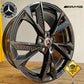 Rs6 KIT 4 Cerchi In Lega 8,5 x 19" Compatibili con Mercedes Classe A + B + C + E + CLA GLA GLB GLC R CLS M S Vito Viano
