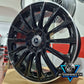 IGP KIT 4 Cerchi In Lega 18" Compatibili con Mercedes Classe A W169 176 177 AMG classe + B W245 246 247 AMG + CLA + Classe C W205 CLA W117 118 + CLA GLA GLB GLC Classe E + V 639 Viano Vito 447 NCC
