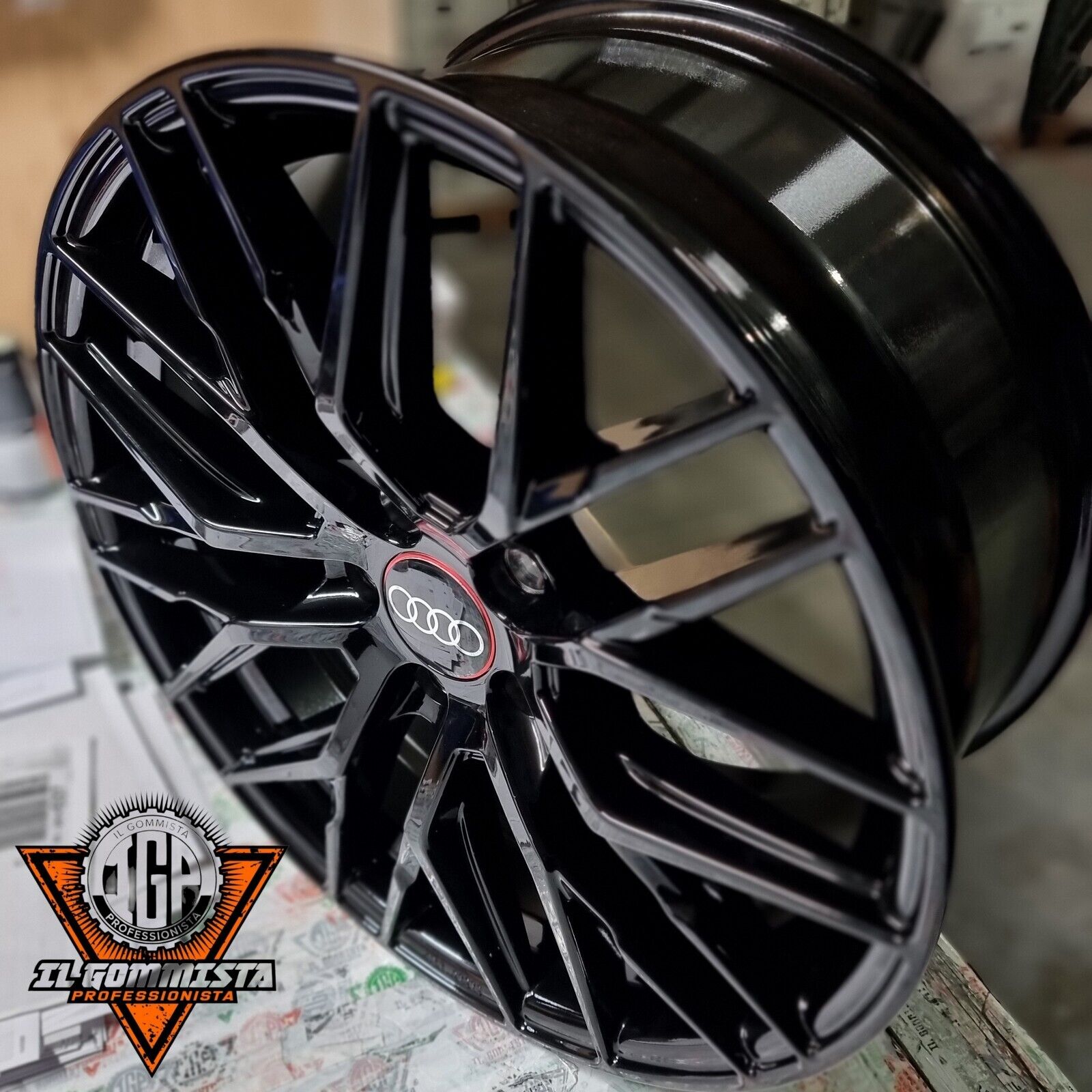 ADESIVO CERCHI In Lega Logo AUDI SPORT S LINE A3 A4 A5 TT Q3 Q5 S-line Stickers - Foto 2