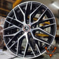 IGPRS4 KIT 4 Cerchi In Lega 18" Compatibili con Mercedes Classe A W169 176 177 AMG classe + B W245 246 247 AMG + CLA + Classe C W205 CLA W117 118 + CLA GLA GLB GLC Classe E + V 639 Viano Vito 447 NCC