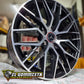 IGPRS4 KIT 4 Cerchi In Lega 17" Compatibili con Mercedes Classe A W169 176 177 AMG classe + B W245 246 247 AMG + CLA + Classe C W205 CLA W117 118 + CLA GLA GLB GLC Classe E + V 639 Viano Vito 447 NCC