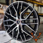 IGPRS4 KIT 4 Cerchi In Lega 17" Compatibili con Mercedes Classe A W169 176 177 AMG classe + B W245 246 247 AMG + CLA + Classe C W205 CLA W117 118 + CLA GLA GLB GLC Classe E + V 639 Viano Vito 447 NCC
